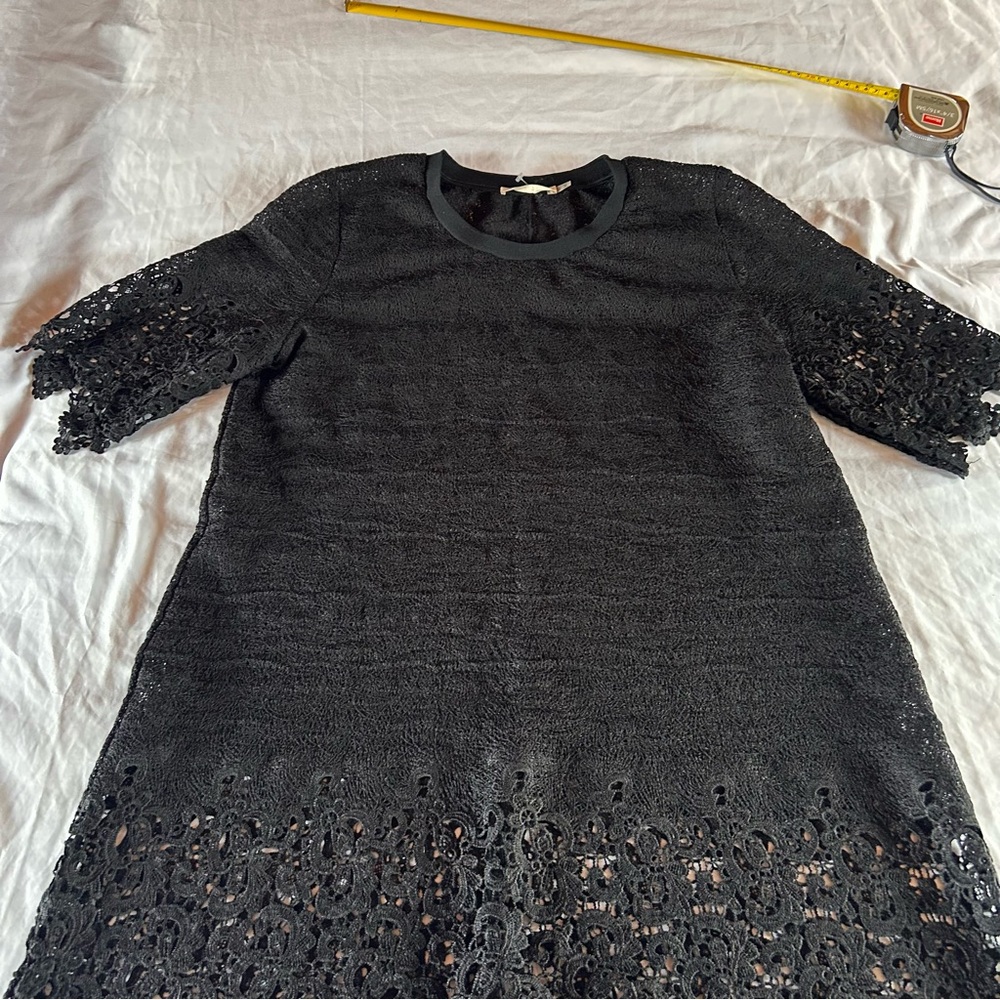 Mustard Seed women Black Lace Dress size L